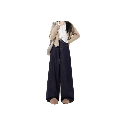 MPOX Jeans Women's Denim Blue