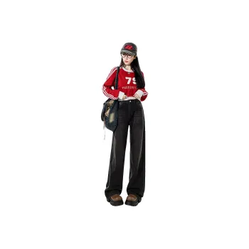 MPOX Jeans Women's Black Gray