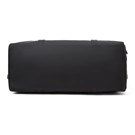 Old Man's Head Synthetic Leather Travel Bag Unisex Black/Gray-8