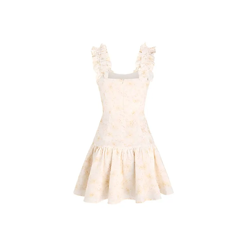 GUOZHEN Slip Dresses Women's Saffron-1