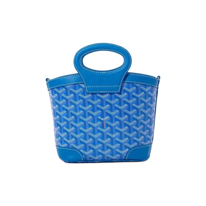 GOYARD Cow Leather Handbag Mini Women's Sky Blue-0