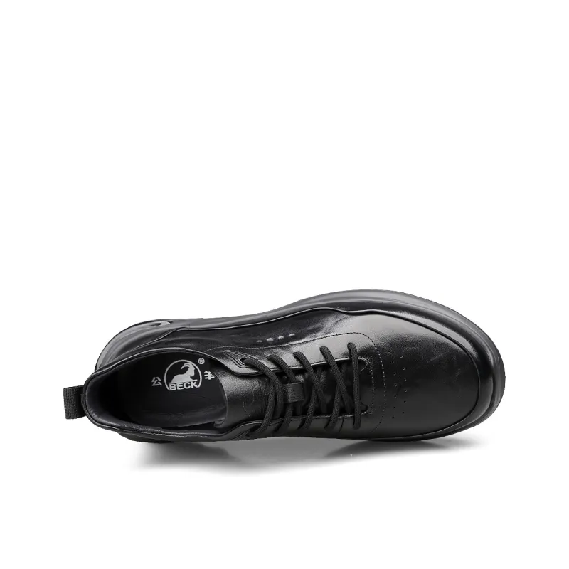 BECK Slip Resistant, Abrasion Resistant, Breathable Coverage Low Top Casual Shoes Unisex Black-3
