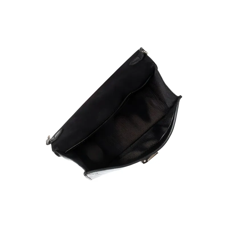 Furla Soft Leather Shoulder Bag Crossbody Bag Women's Black-4