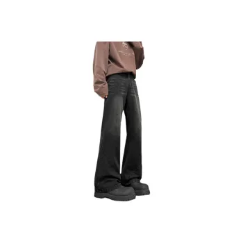 BENGEN Jeans Unisex Black