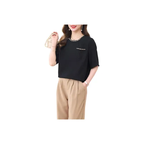 Yi Mengyuan Shirts Women's Black