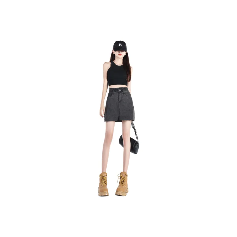 MPOX Denim Short Skirts Women's-0