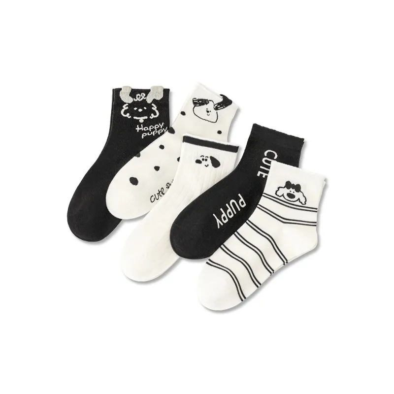 Gentle Welcome Ankle Socks Women's 5 Pack-0
