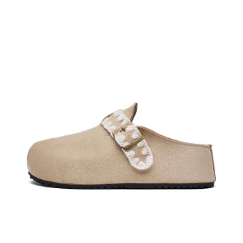 GDXF Rubber Sole Abrasion Resistant Slip Resistant Closed Toe Slippers Women's