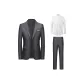 Dark Gray Two-Piece Set+Shirt