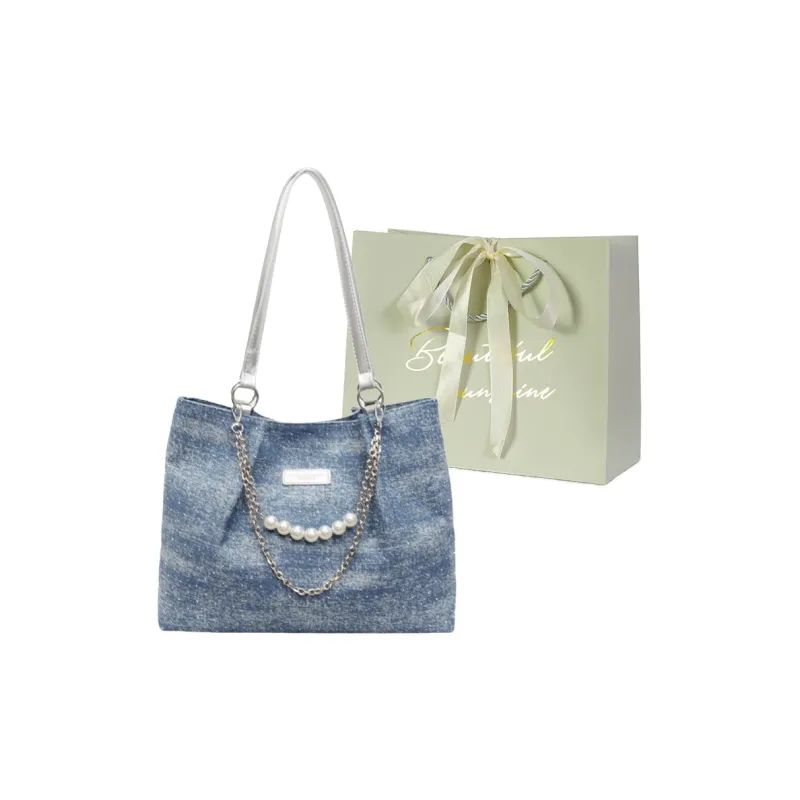 JIANGLIDA Oxford Handbag, Shoulder Bag Regular Women's Sky Blue/Denim Blue/Royal Blue/Black-4