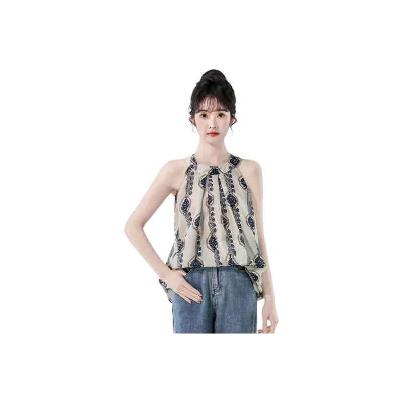 Mu Xiao Xin Tank Tops Women's Image Color-2