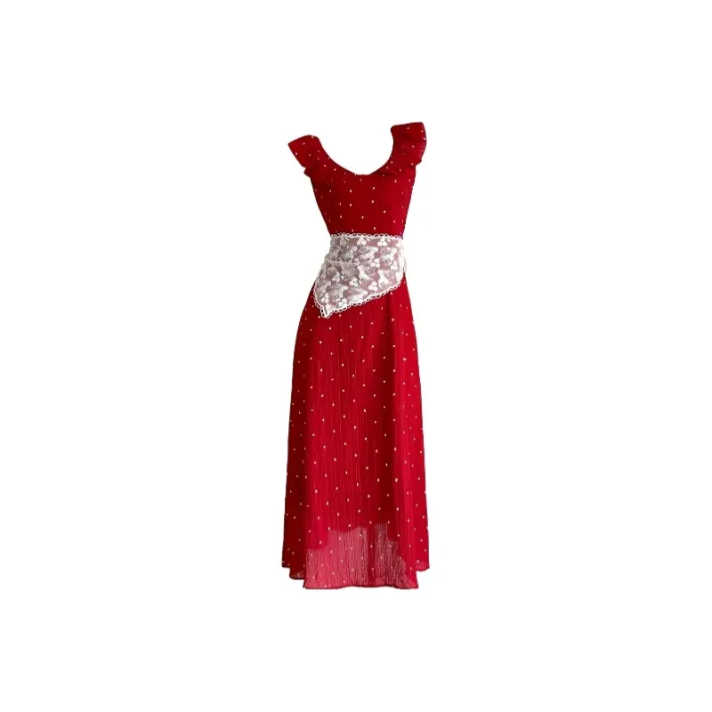 TIBINB Slip Dresses Women's Dress/Formula Towel-0