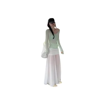 Mu Xiao Xin Two Piece Skirt Sets Women's