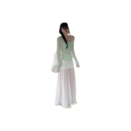 Mu Xiao Xin Two Piece Skirt Sets Women's