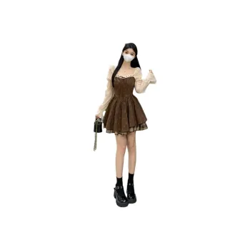 XIANSINIAO Long Sleeved Dress Women's