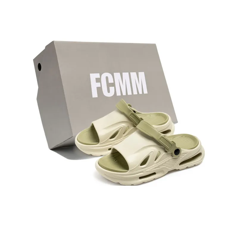 FCMM Beach Sandals Men Green/Black/Beige-0