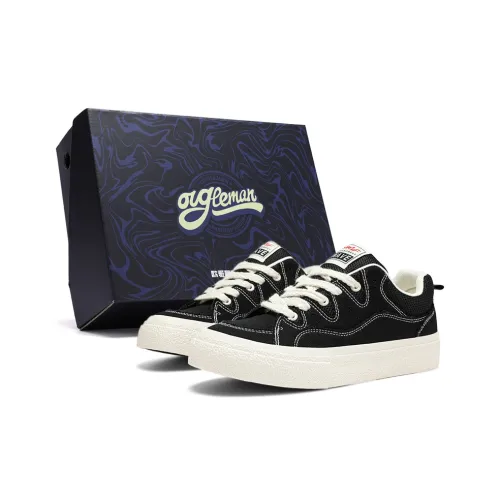 OUGLEMEN Low Top Canvas Shoes Men's Box Included
