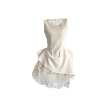 SKYA Sleeveless Dresses Women's Apricot