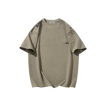 EPTISON T Shirts Unisex Gray Green