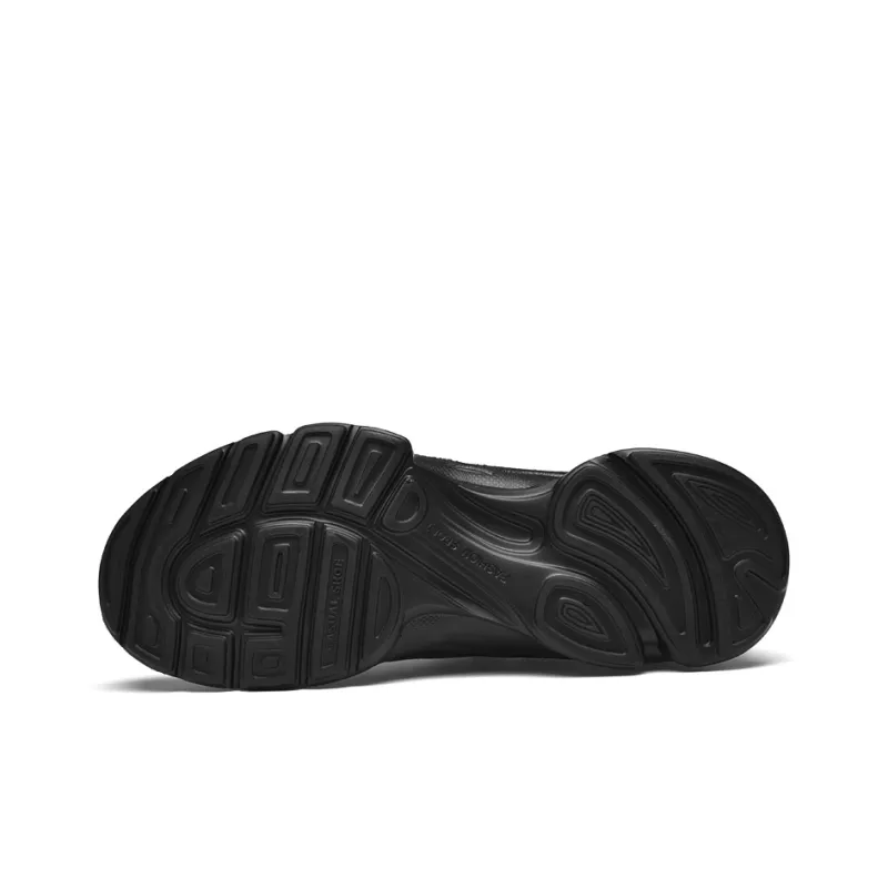 BAGE Anti Slip Wear Resistant Low Top Casual Shoes Unisex Black-2