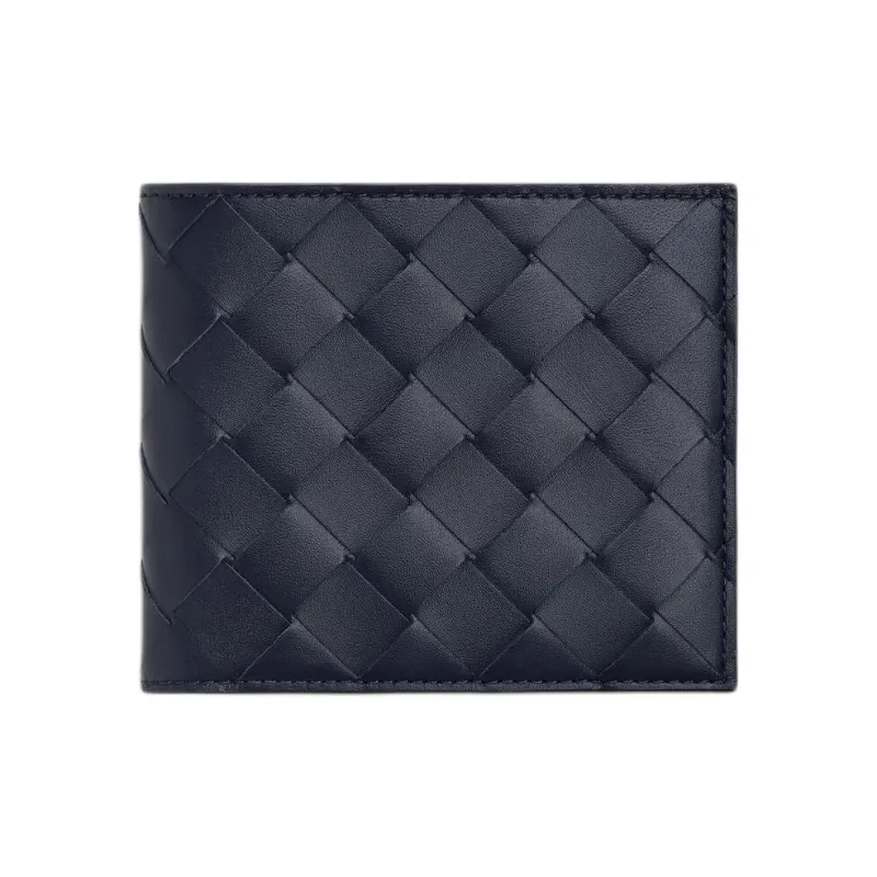Bottega Veneta Calfskin Wallet Men's Abyss Cypress Wood Color-0