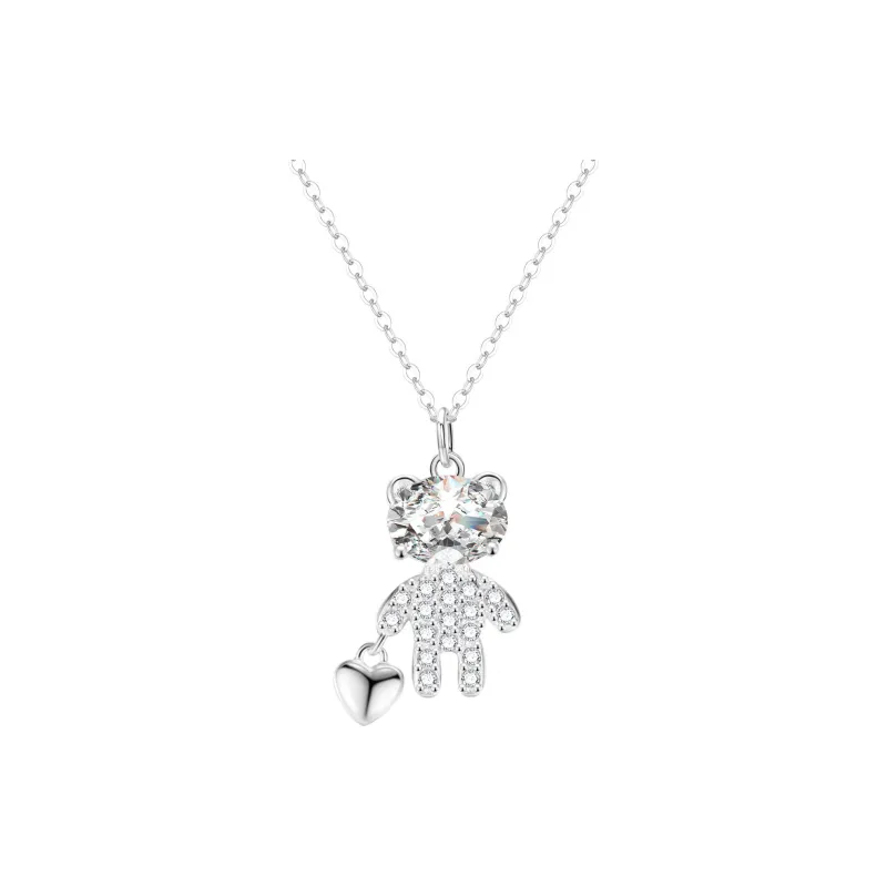 MISS WEI 999 Fine Silver Necklaces Women's-0