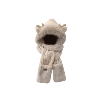 Beerus Rabbit Fur Blend Hoods & Plush Hats Women's