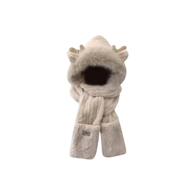Beerus Rabbit Fur Blend Hoods & Plush Hats Women's-0