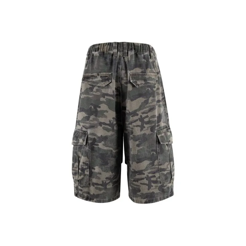 FCMM Casual Shorts Unisex Army Green-1