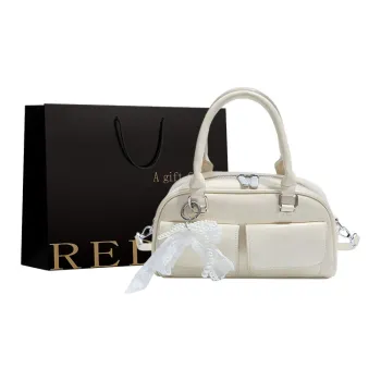 REDOO PU Handbag Women's White/Pink/Blue/Green/Black