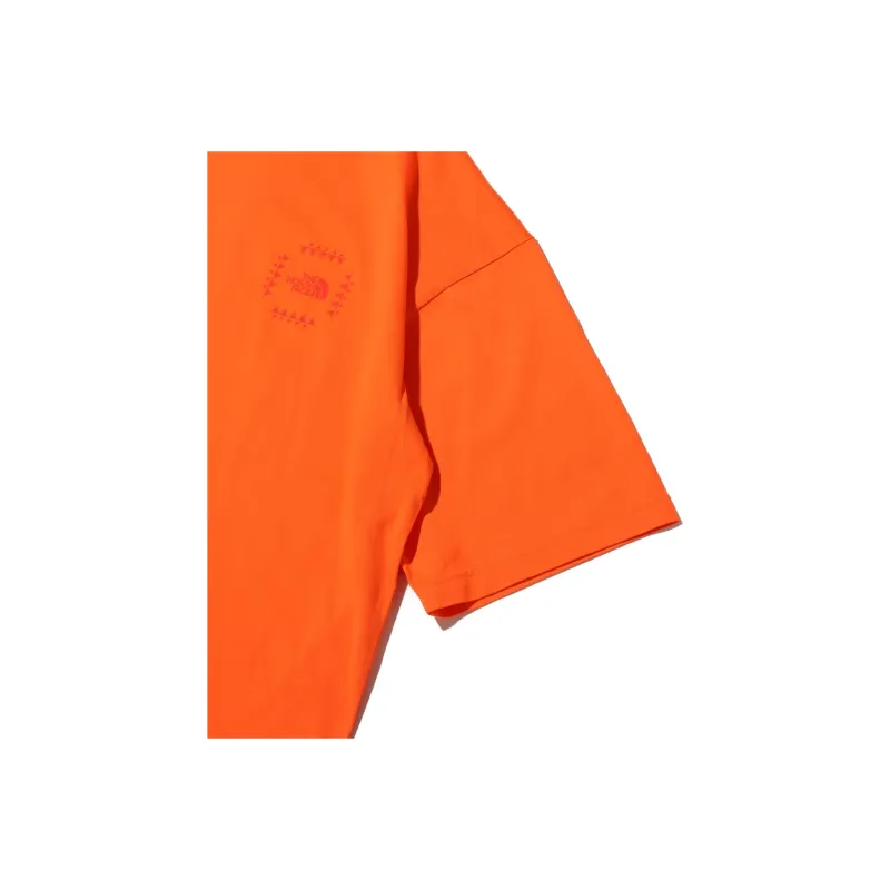 THE NORTH FACE SS25 T Shirt Unisex Orange-4