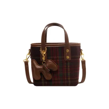 Miss Angel Woolen One Shoulder Handbag Women's Multicolor
