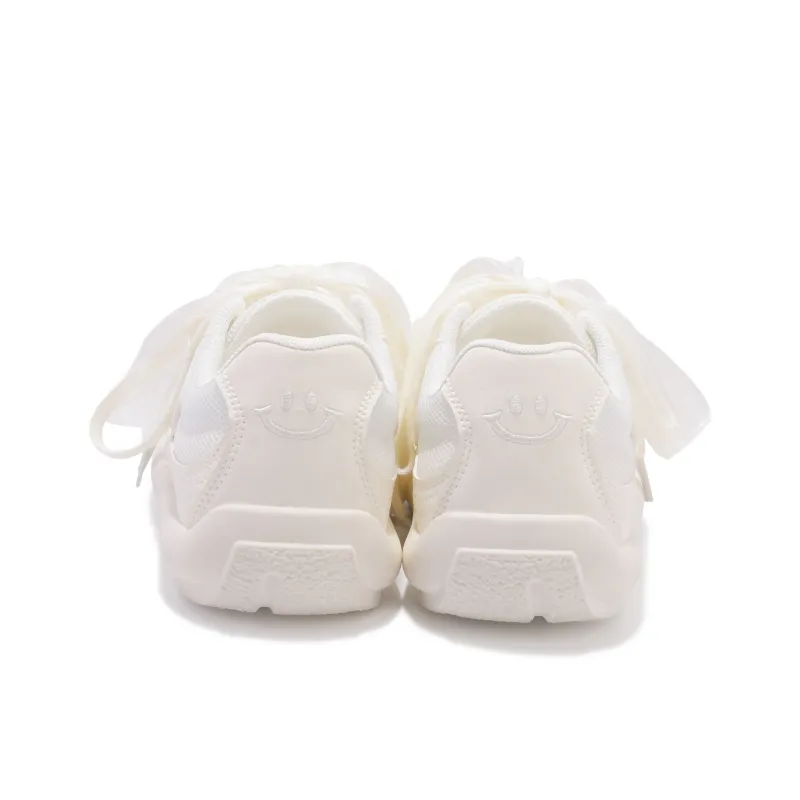 Shen Linsen Abrasion Resistant Slip Resistant Coverage Low Top Skateboard Shoes Women's Beige-6