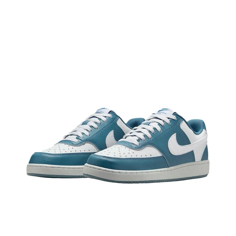 Nike Court Vision Wear resistant And Lightweight Low Top Skateboard Shoes Women's Blue-2