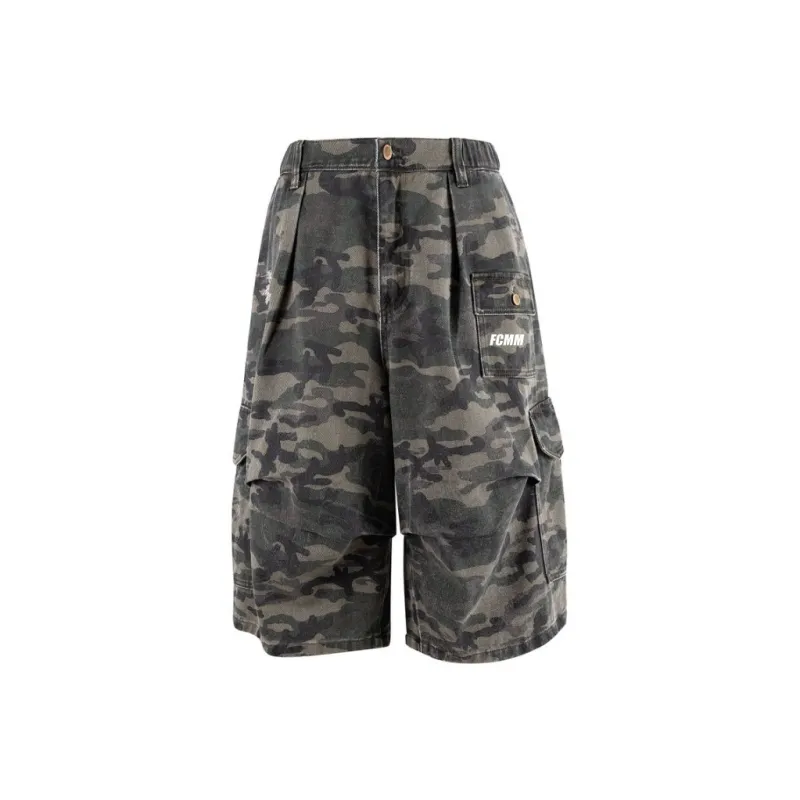 FCMM Casual Shorts Unisex Army Green-0