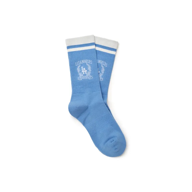 MLB Los Angeles Dodgers FW24 Mid Calf Socks Unisex 1 Pack Sky Blue-1