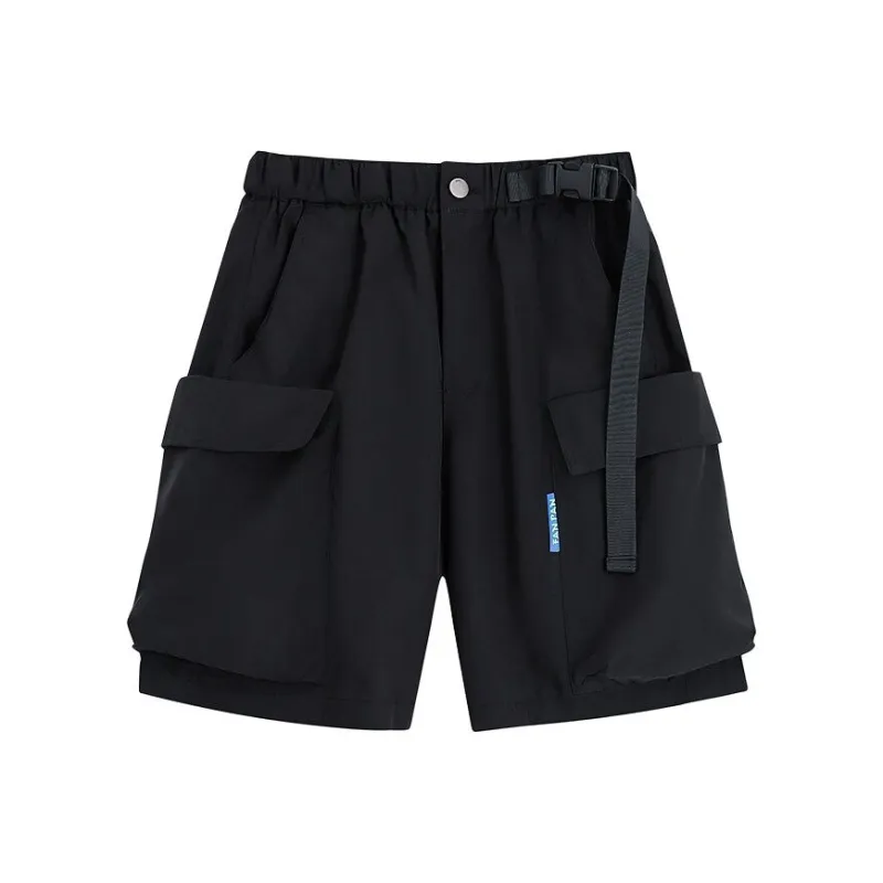 KEIRANDUN Cargo Shorts Men-0