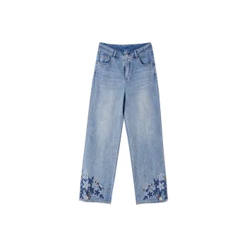 LUYOUYE Jeans Women's Light Blue