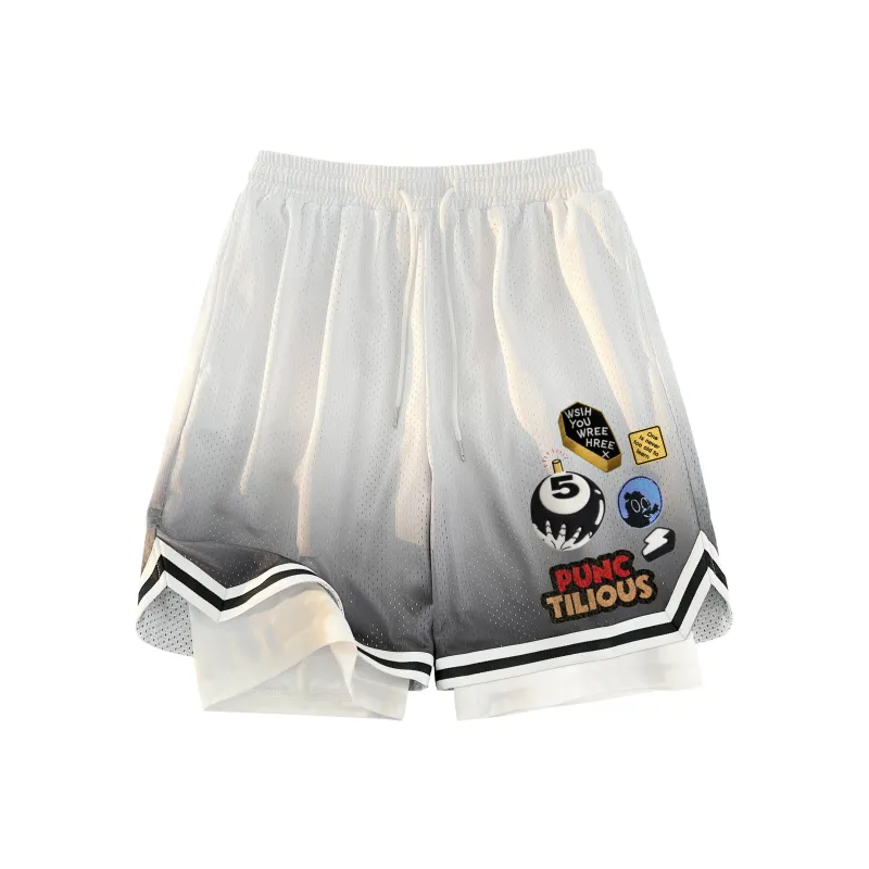 PUNCTILIOUS Casual Shorts Unisex-10