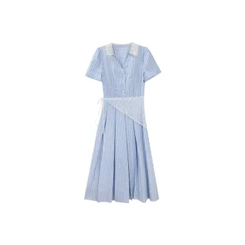 Alxnan Short Sleeved Dress Women's