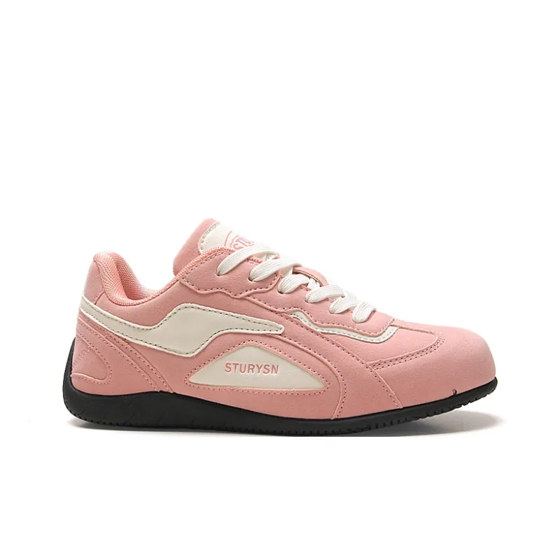 STUR YSN Wear resistant And Lightweight Low Top Skateboard Shoes Women's Light Pink-2