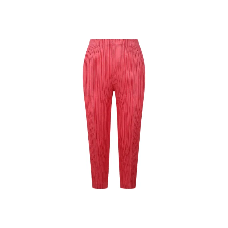 PLEATS PLEASE ISSEY MIYAKE Pleated Cropped Trousers-0