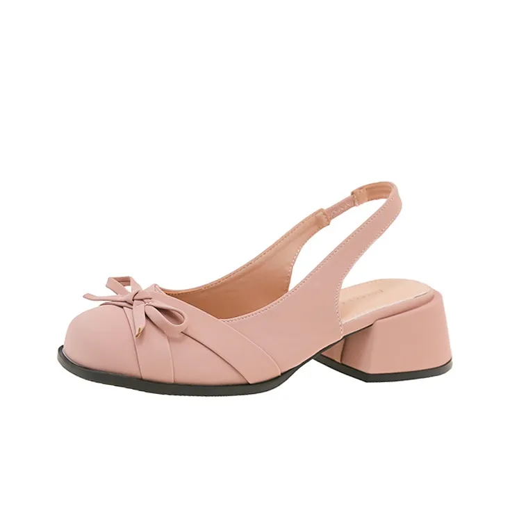 Yang Nianhua Chunky Heel High Heels Women's-4