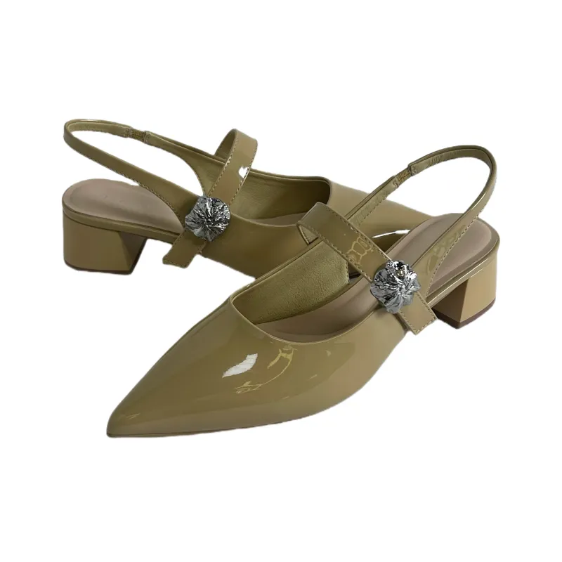 Shoe Lady Chunky Heel High Heels 4cm Women's-18