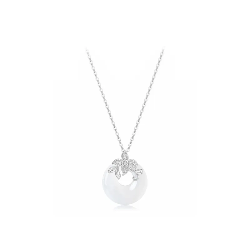 GIFU Chalcedony Jade Necklaces Women's-0