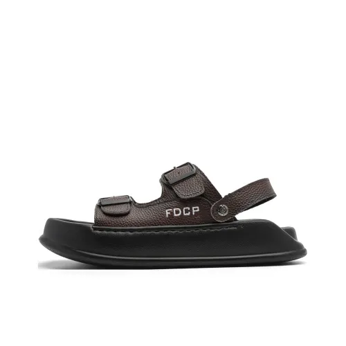 WEISHIBANGWEI Beach Sandals Men's Brown