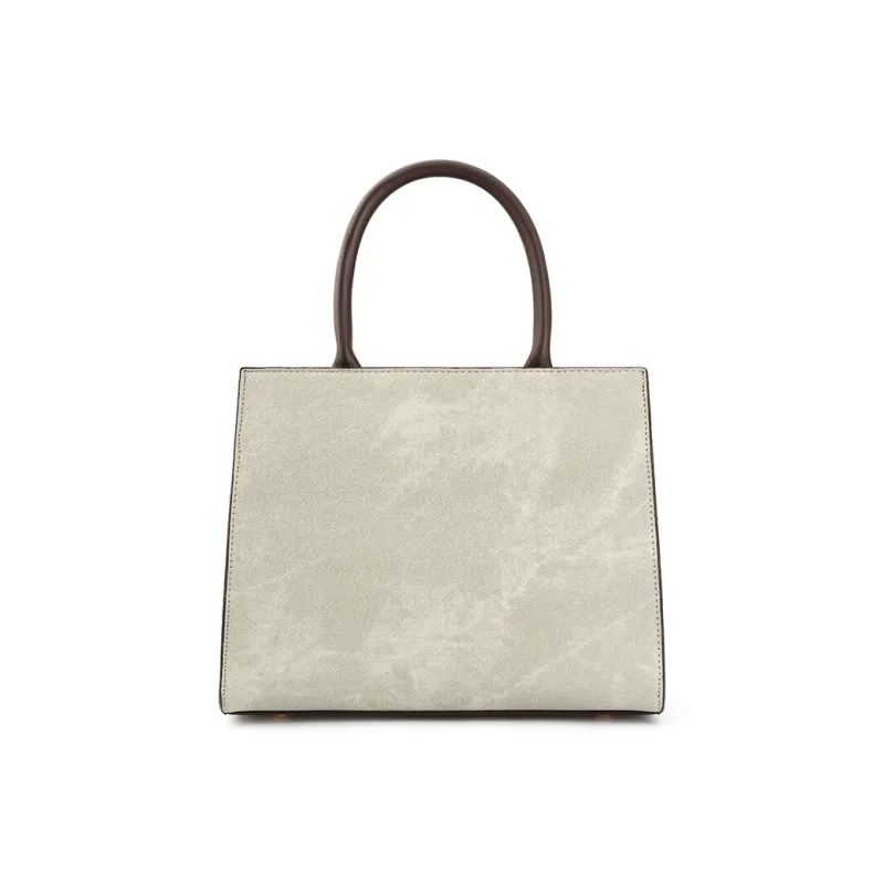 Vigno Synthetic Leather Handbag, One Shoulder, Crossbody Bag Women's Denim Gray-4