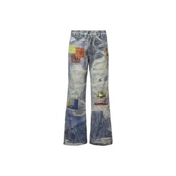 NEAR HERE Jeans Unisex Blue