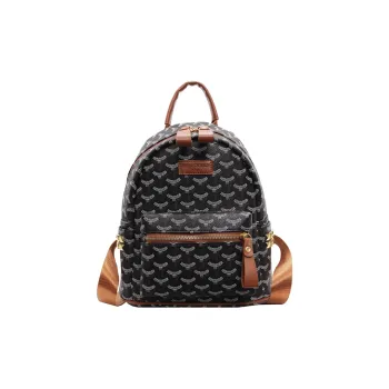 Yalu PU Backpack Women's Black/Brown