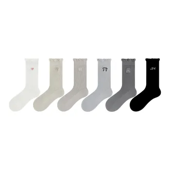 XXLLG Mid Calf Socks Women's Combo Set